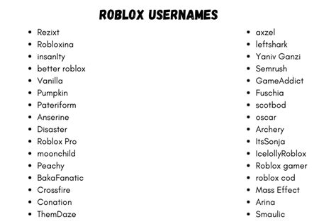 Cool roblox usernames. Things To Know About Cool roblox usernames. 